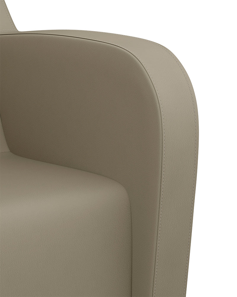 Fredda II - Beige washing unit with massage with black basin